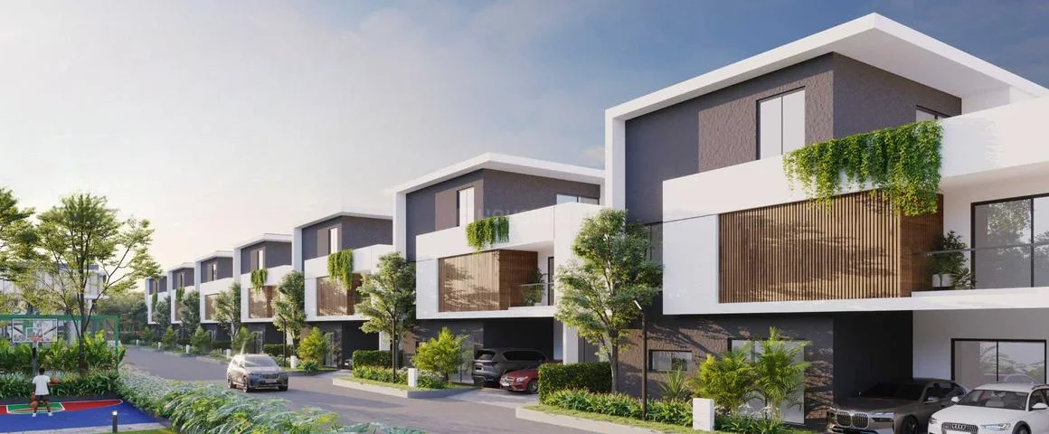 Villa community streetscape