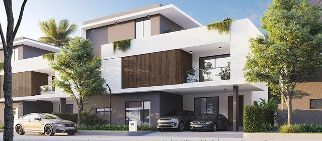 Signature Nature's Edge villa facade and driveway